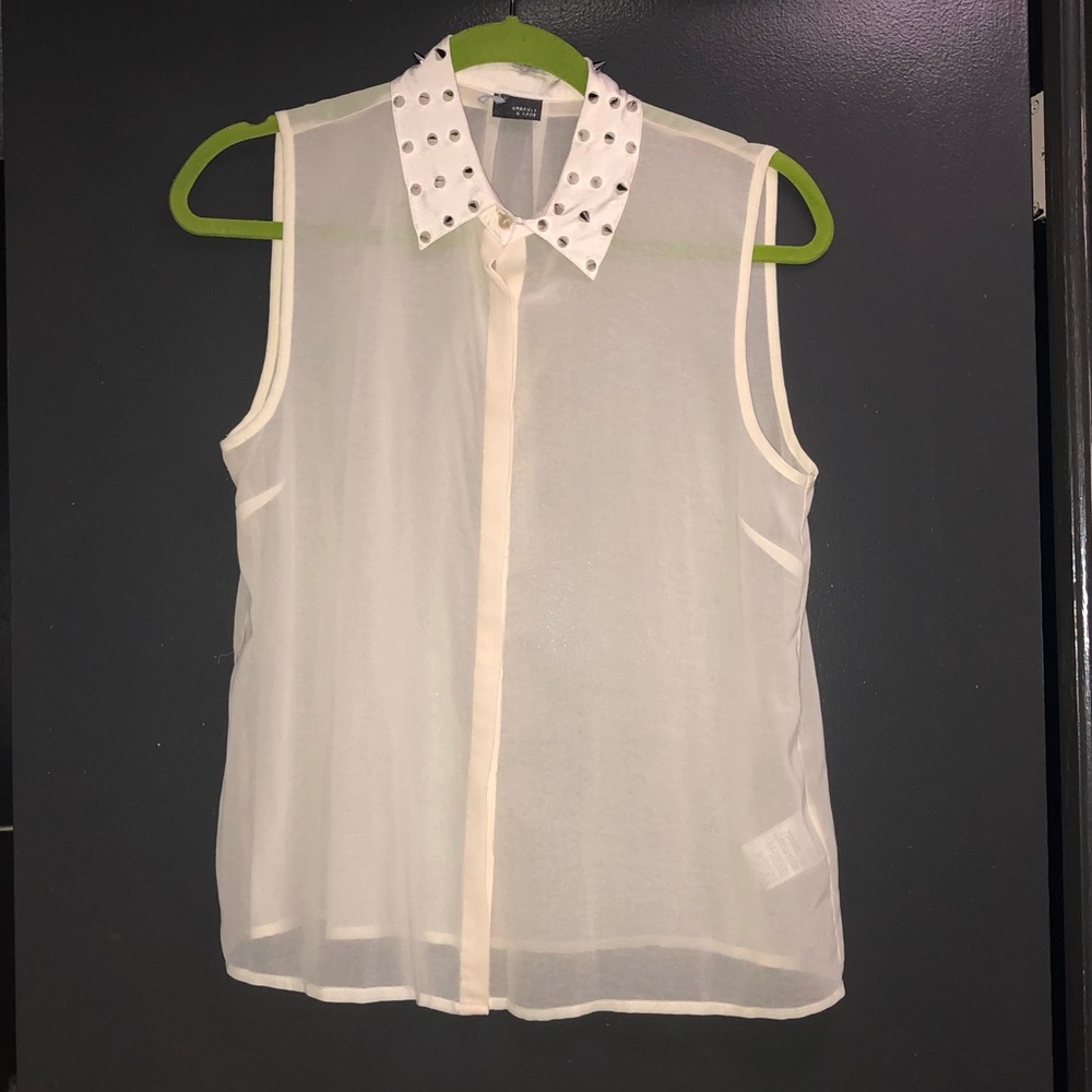 Urban outfitters studded tank sparkle and fade